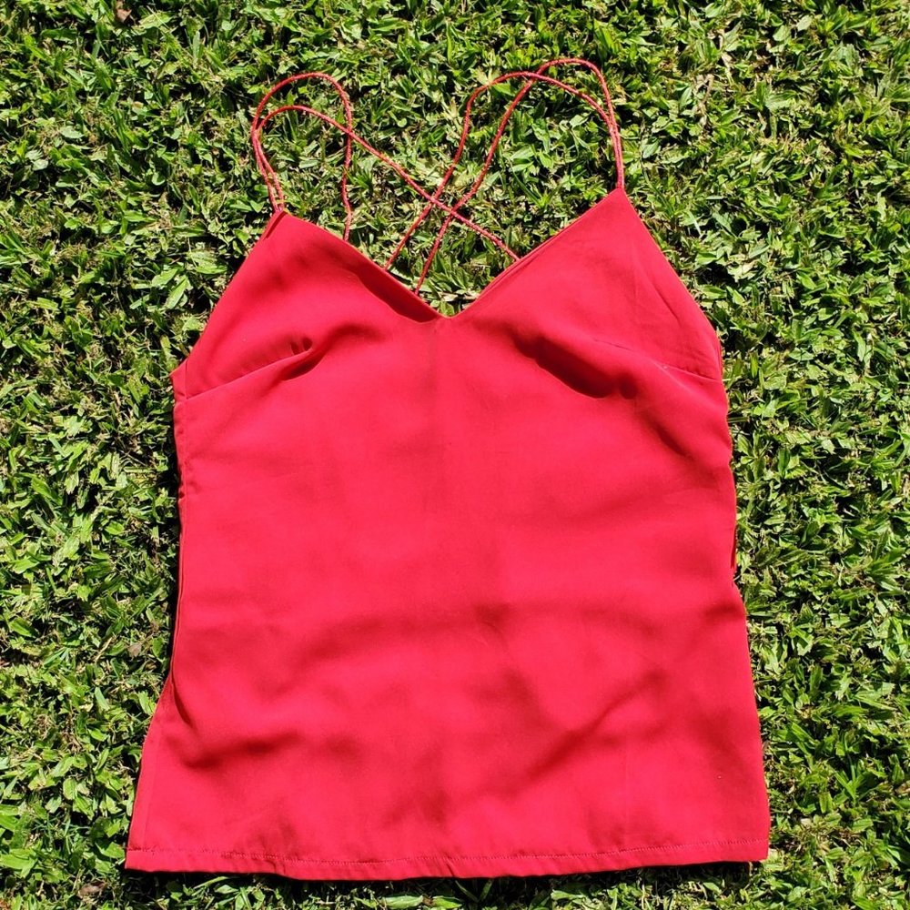 Red Sexy Open Back or Strappy Back - Misguided